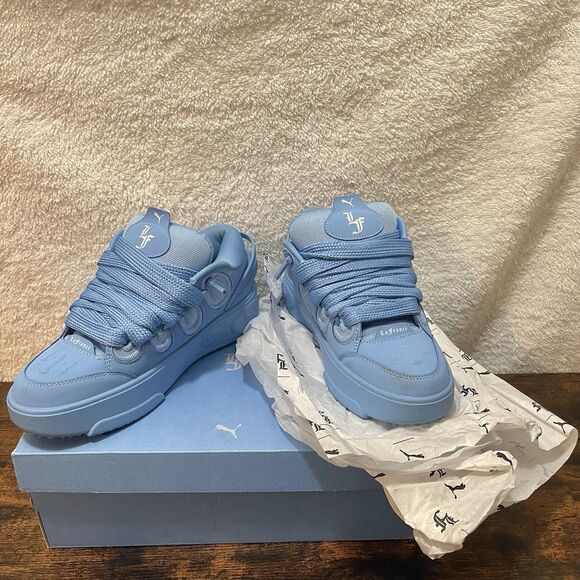 LaFrancé x PUMA Lamelo Ball Sneakers Limited Edition Team Light Blue RARE Mens 7 - Picture 3 of 16